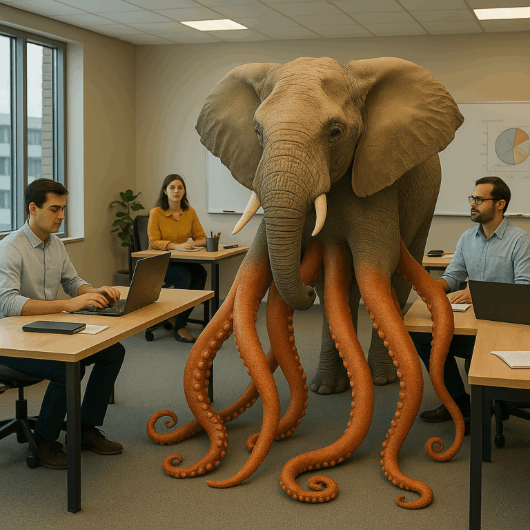 El dueño pulpo: cuando centralizarlo todo bloquea el crecimiento